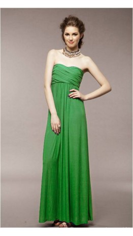 Unique Design Floor-Length Chiffon Maternity Bridesmaid Dress KSP099
