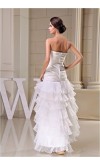 High Low Sweetheart Special Design Prom Dress KSP224