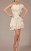 Chic Unique One Shoulder Layered Short Summer Dress KSP017