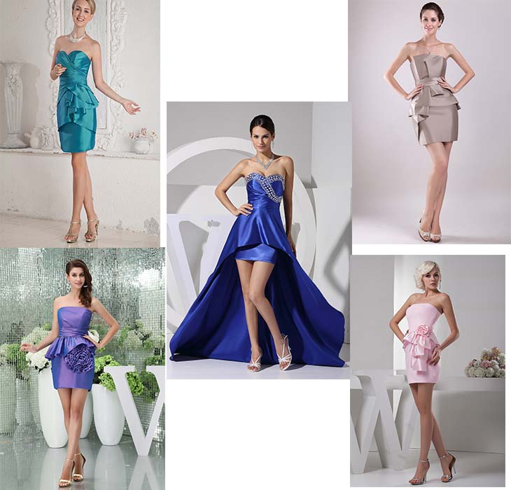 Peplum Prom Dresses