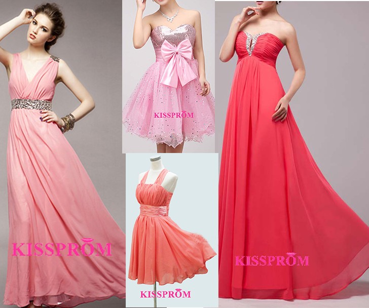 blush prom dresses