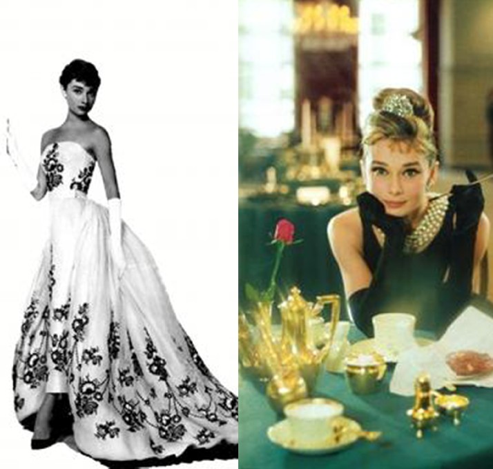 Audrey Hepburn formal dresses