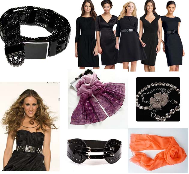 little black dresses with belt