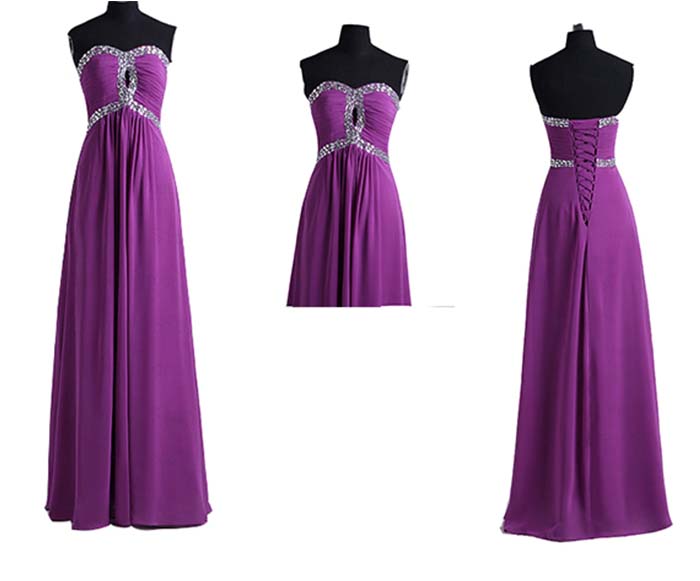 glitter keyhole long sequin purple prom dresses 2016