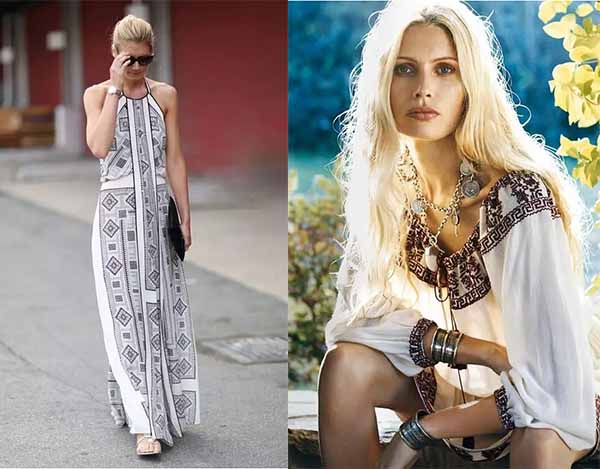 folk custom bohemian dresses