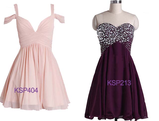 short emoire waist prom dresses for apple body shape girls