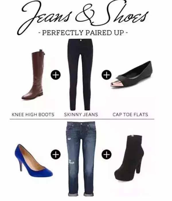 match perfect pants and shoes