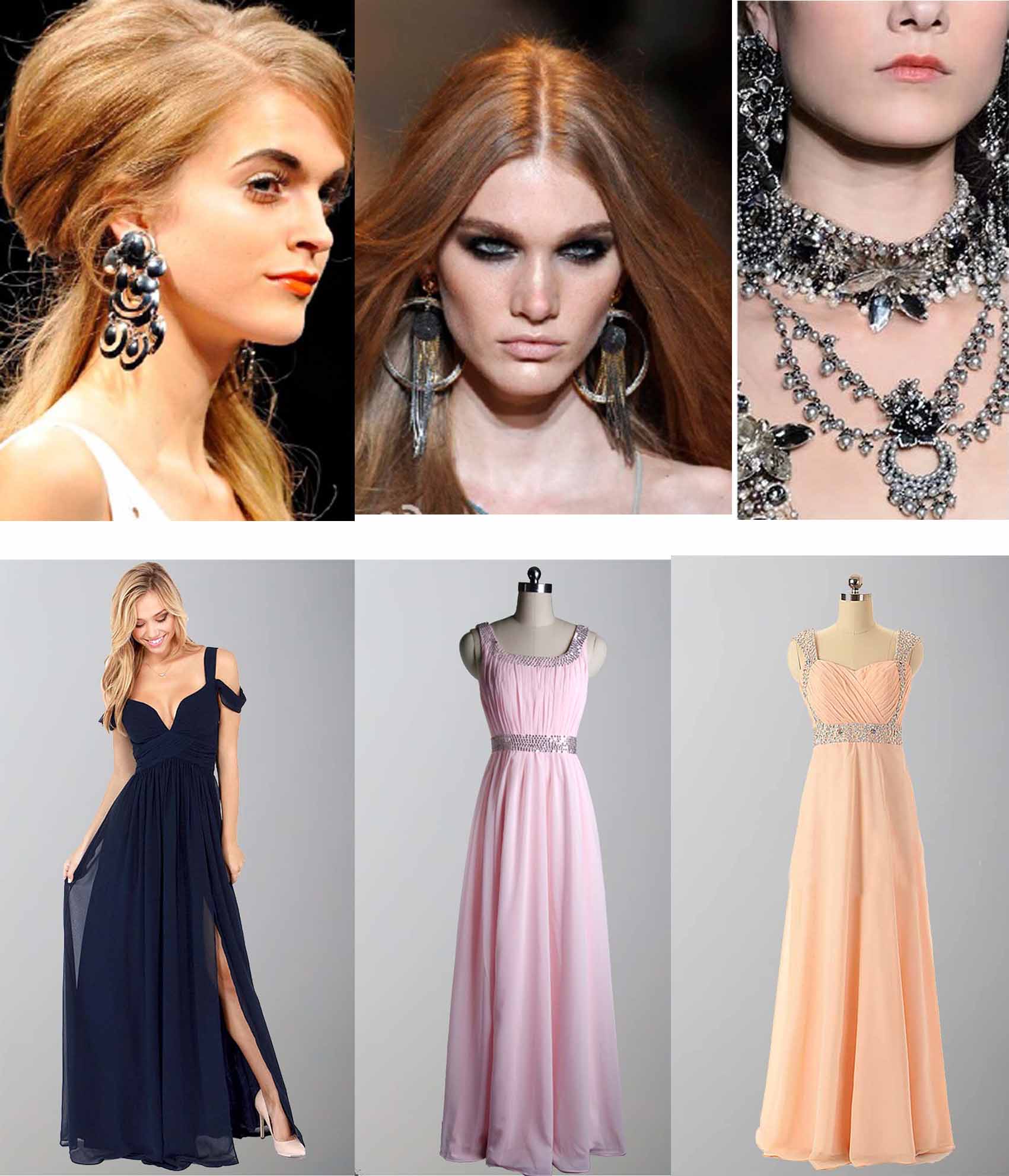 big earrings for prom dresses with straps