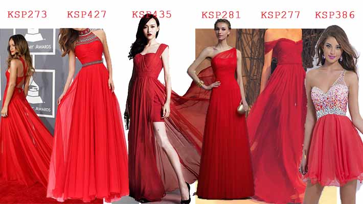 red prom dresses