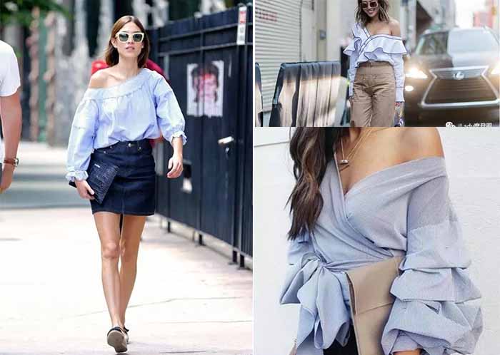 change off the shoulder into one shoulder off