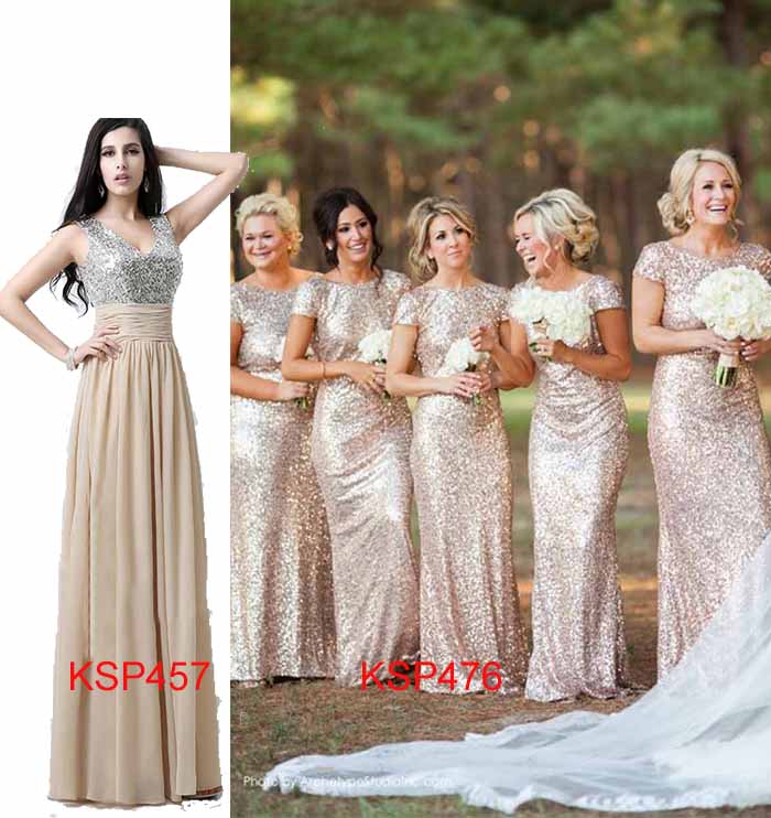 SPARKLE AND SHINE BRIDESMAID DRESSES