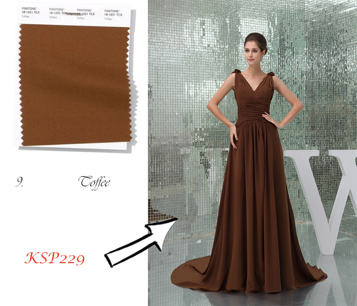 coffee brown prom dresses 2019