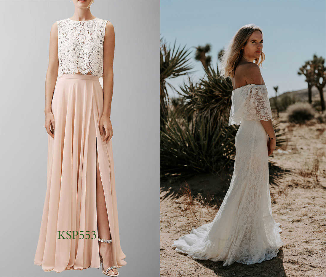 boho bridesmaid dresses matching boho wedding dresses