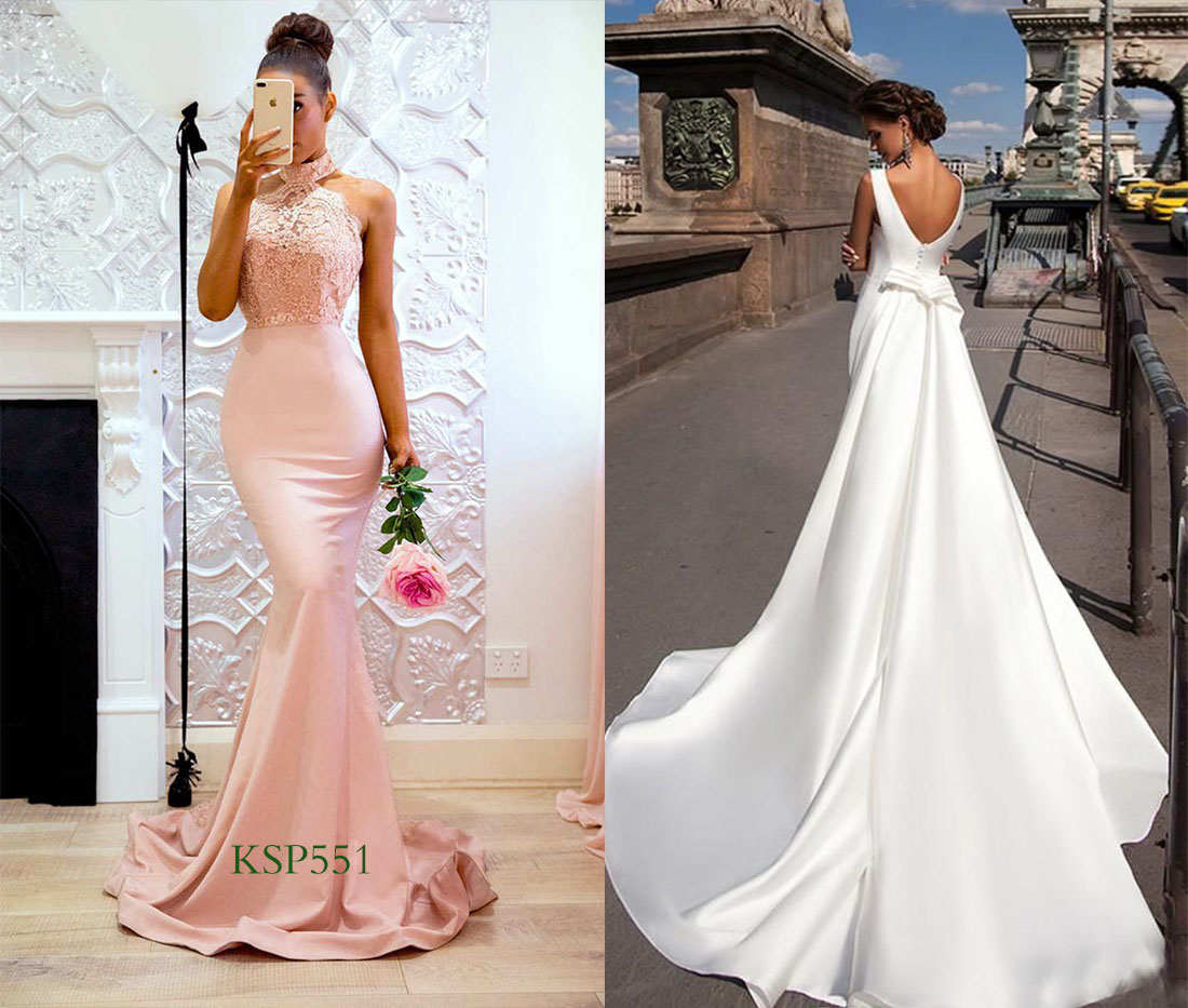 sateen bridesmaid dresses compliment satin wedding gowns