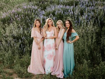 bridesmaids' dresses