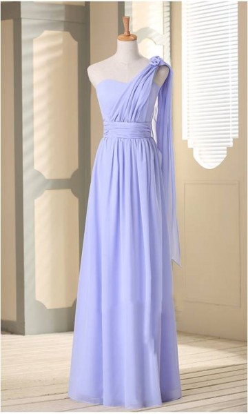 Tahiti Floor Length Maid of Honor Bridesmaid Dresses For Petite Girls KSP070