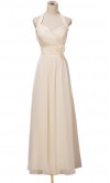 Pale Halter Neck Floor Length Bridesmaid Dresses KSP096