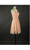 Cute Peach Short Sweetheart Bridesmaid Dresses KSP314