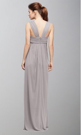 Tank Straps Empire Long Maternity Bridesmaid Dress KSP483