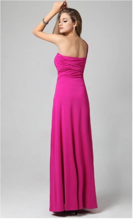 Tight Black One Shoulder Evening Dress One Sale KSP056