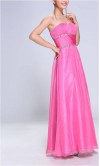 Purple Strapless A-line Long Tulle Prom Dress KSP097