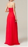 Coral Pink Halter Beaded Evening Dress For Tall Girls KSP067