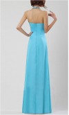 Blue Halter Long Beaded Prom Dress KSP124