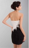 Black And White Short Sequin Party Dresses KSP190