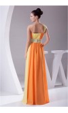 Bright Contrast Color Sequin Flowing Prom Dresses KSP217