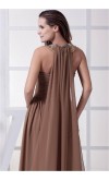 Amazing Halter Sideling Drape Long Evening Dresses KSP220