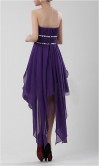 Strapless High Low Dress with Beaded Waist Prom Dresses KSP123