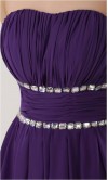 Strapless High Low Dress with Beaded Waist Prom Dresses KSP123