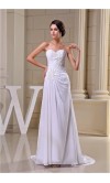 Embroidery Sequin Train Long Prom Dresses KSP223