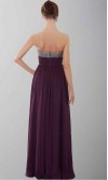 Empire Waist Band Strapless Long Prom Dresses KSP319