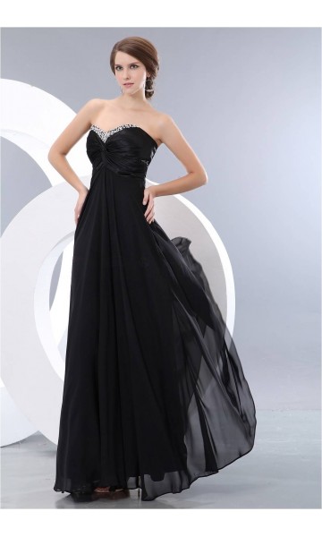 Twist Wrinkle Bust A-line Prom Dresses KSP201