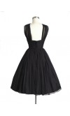 Black Halter Ruching Waist Short Cocktail Dresses KSP309