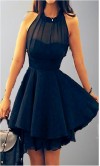 Short Sexy Illusion Slim Summer Occasion Dresses UK KSP328