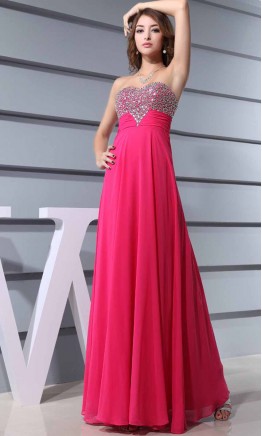 Sparkle Sweetheart Sequin Tunic Long Coral Prom Dress KSP358