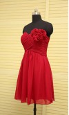 Pretty Sweetheart Short Red Bridesmaid Dresses KSP384