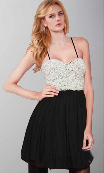 Short black prom on sale dress