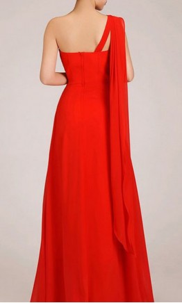 Goddess Flame Beaded Long Dress For Prom