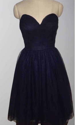 Blue Sweetheart Short Graduation Prom Dresses