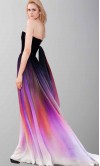 Sunset Long Purple Ombre Cape Prom Dresses