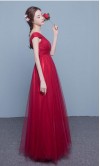 Off The Shoulder Princess Style Prom Dresses KSP477