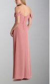 Spaghetti Straps Long V-neck Bridesmaid Dresses KSP490