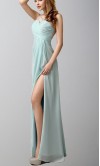 Long One Shoulder Prom Dresses with Slit