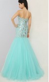 Long Sweetheart Fit & Flare Empire Rhinestone Prom Dresses