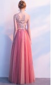 Girly Pink One Shoulder Long Prom Dresses